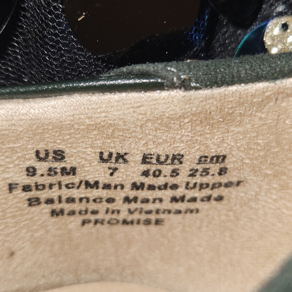 LifeStride flats Womens Promise ballet Shoes Dark forest Green Pointed Toe  9.5M - Picture 7 of 7